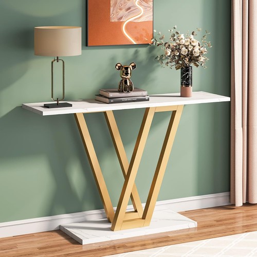 Gold console table modern - gold, table,