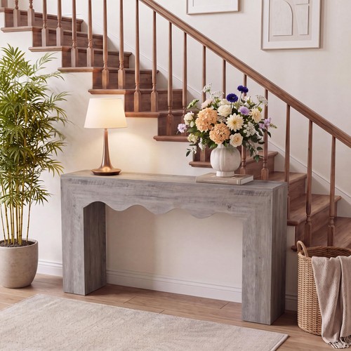 Entryway table wooden - 63",